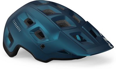 MET Terranova MTB Helmet (MIPS) 2020 - Teal Blue Black Metallic, Teal Blue Black Metallic